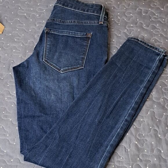 Old Navy mid rise Pop Ion skinny jeans size 00 - Picture 1 of 6